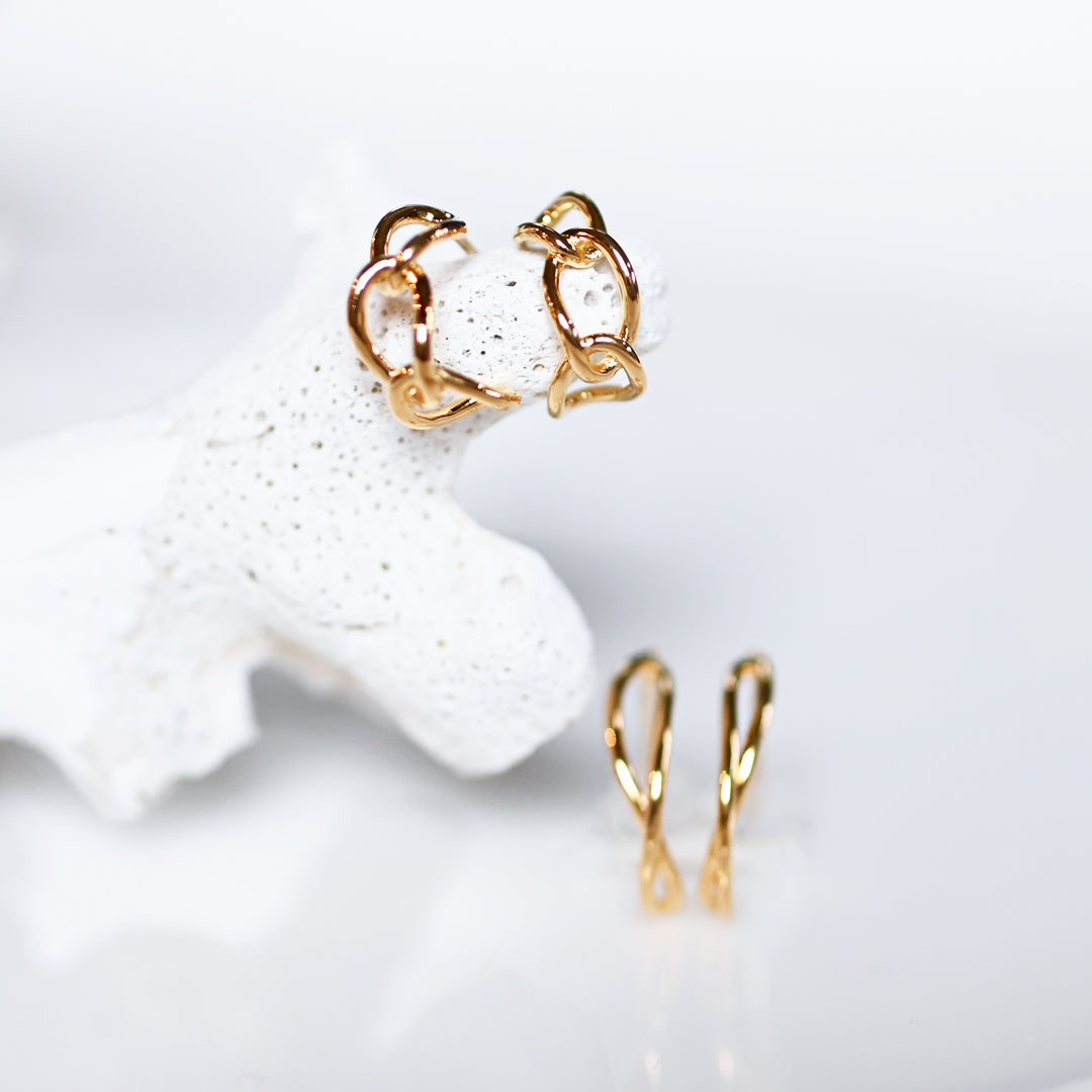 Talat Chic Oriental Rope ピアス 【SV925＋K10YG】26ss – sowi