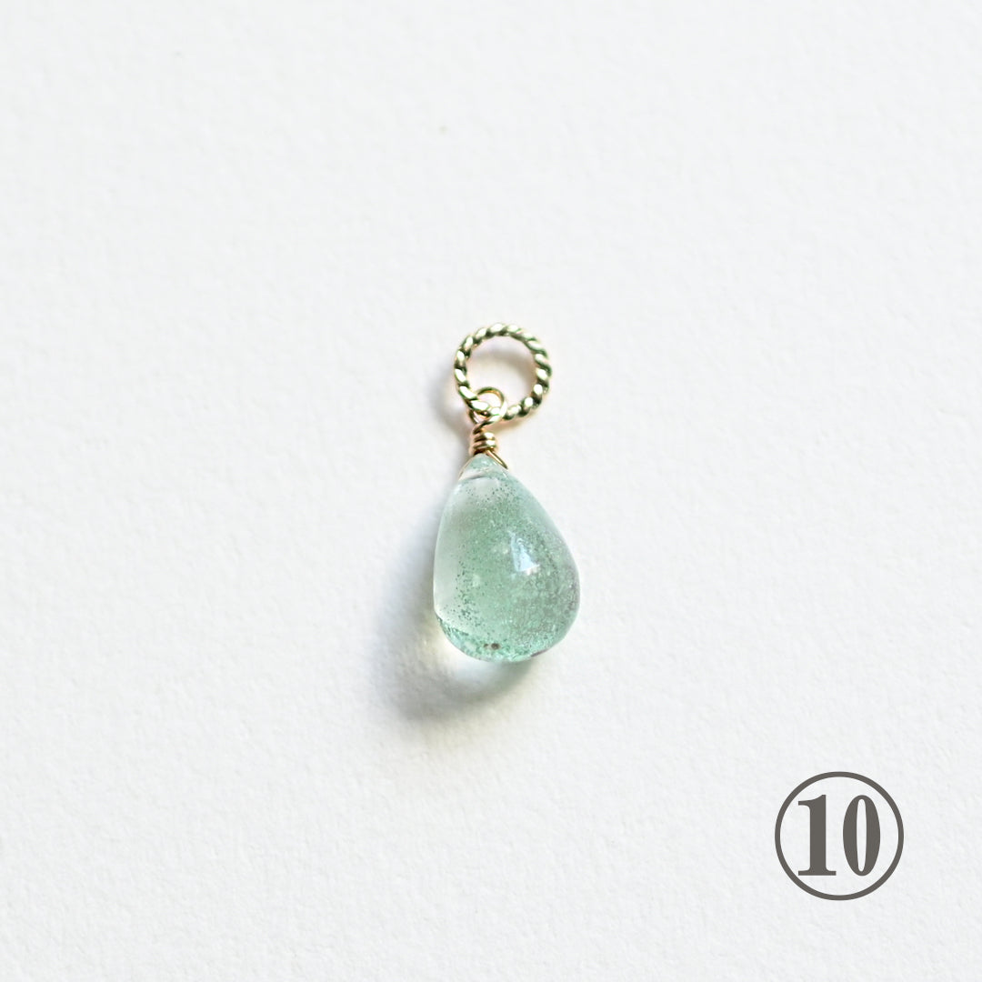 1点物ファントムクォーツチャーム【K10YG】26ss