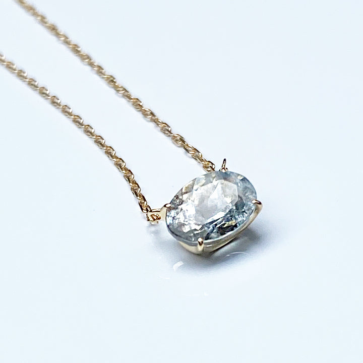 【数量限定】アベンチュリンアクアマリン　ネックレス【K18YG】24ss