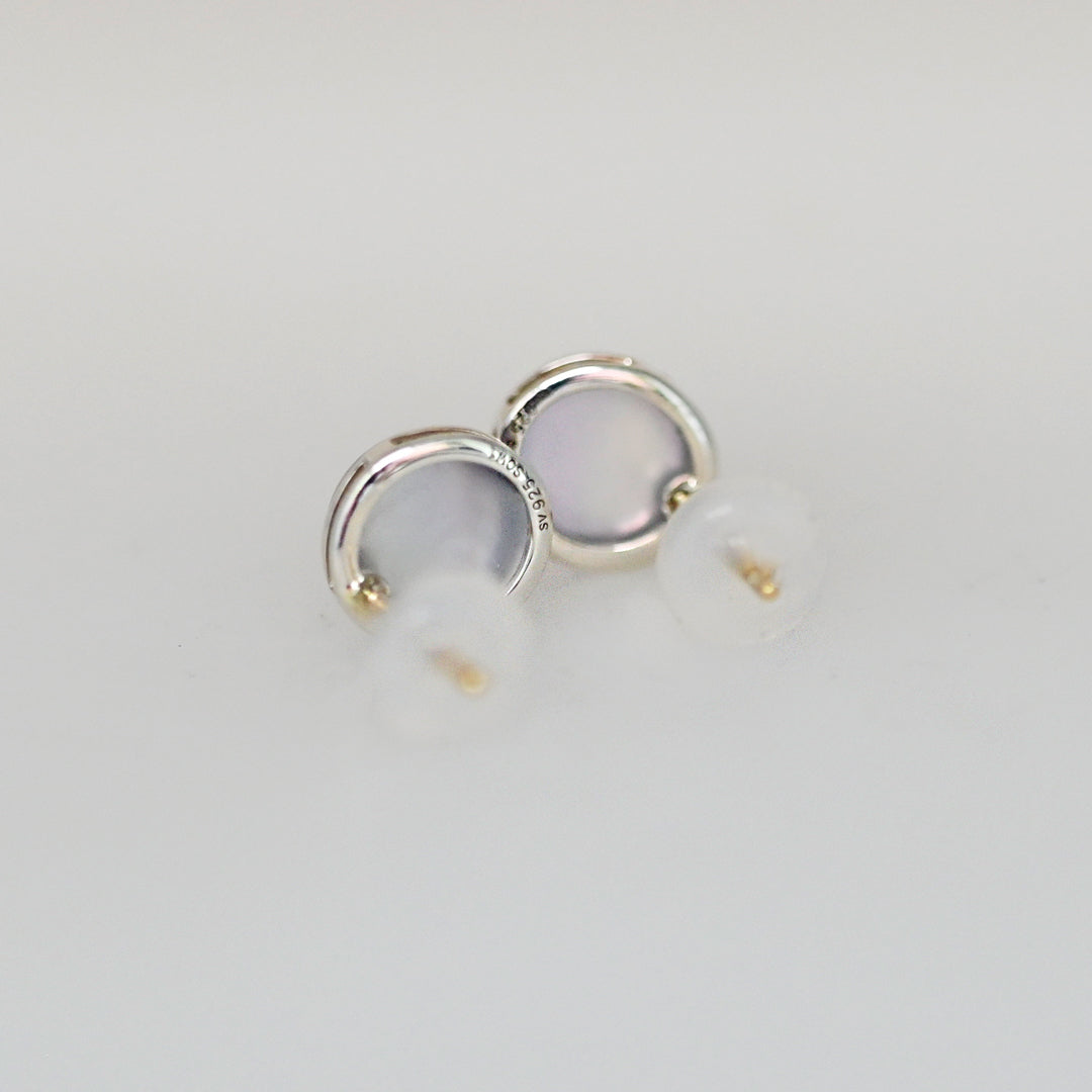 数量限定】Talat Rʉaŋ フローライトダブレットストーン ピアス【SV925