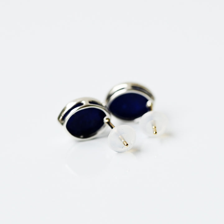 【数量限定】Talat Rʉaŋ ラピスラズリトリプレットストーン ピアス【SV925】25ss