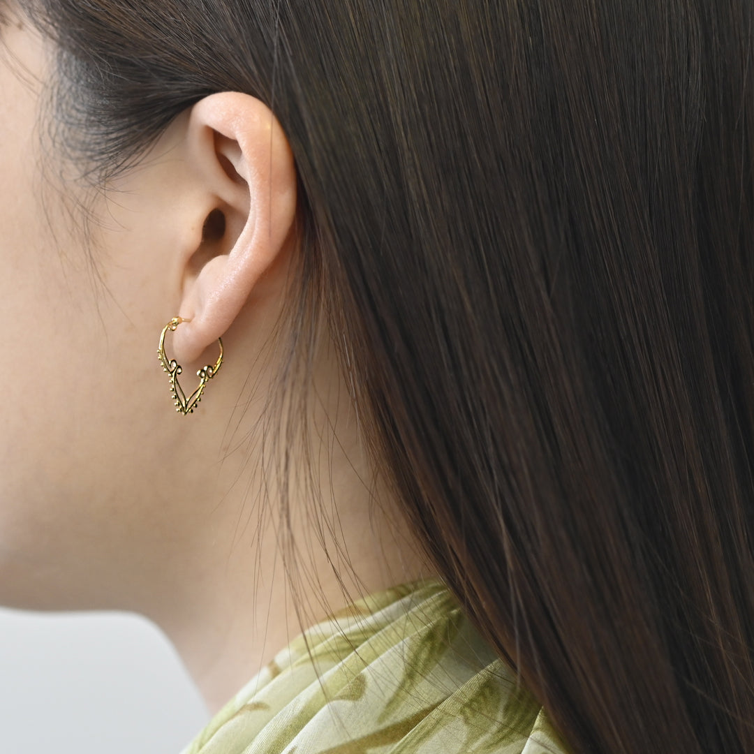 Talat　Kanok Rung ①ピアス　【SV925＋K10YG】26ss