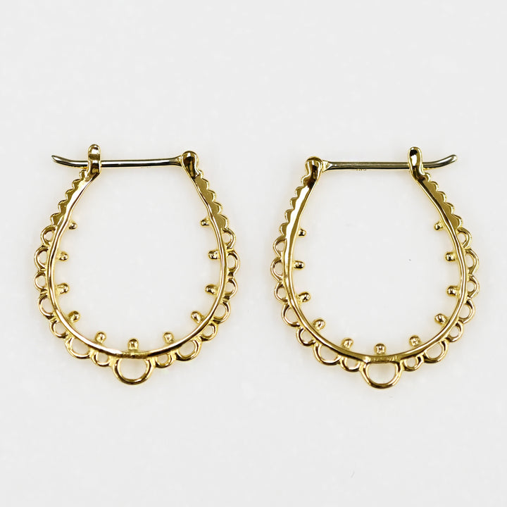 Talat　Kanok Lai Thai ①ピアス　【SV925＋K10YG】26ss