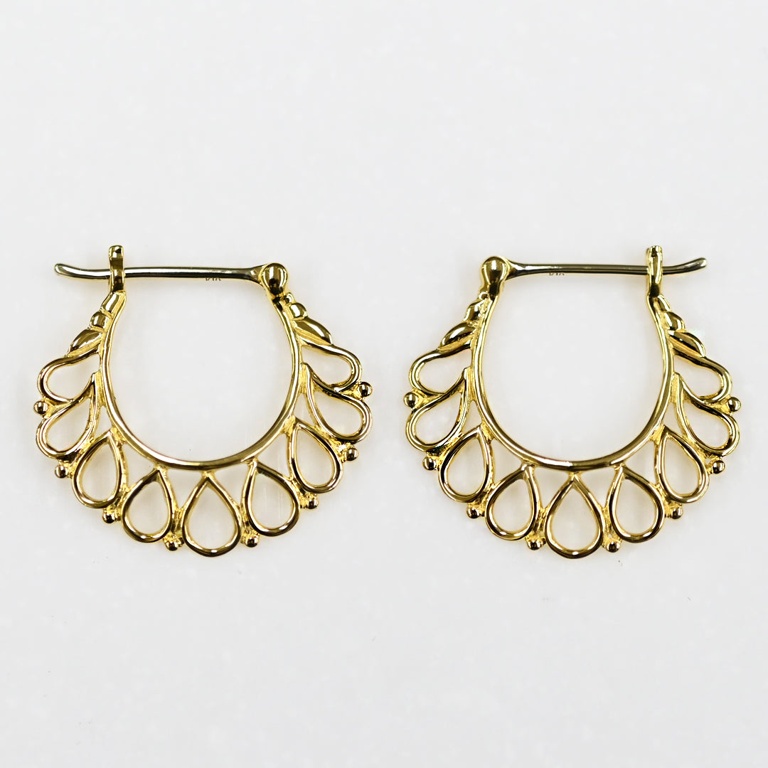 Talat　Kanok Dok Lace ①ピアス【SV925＋K10YG】26ss