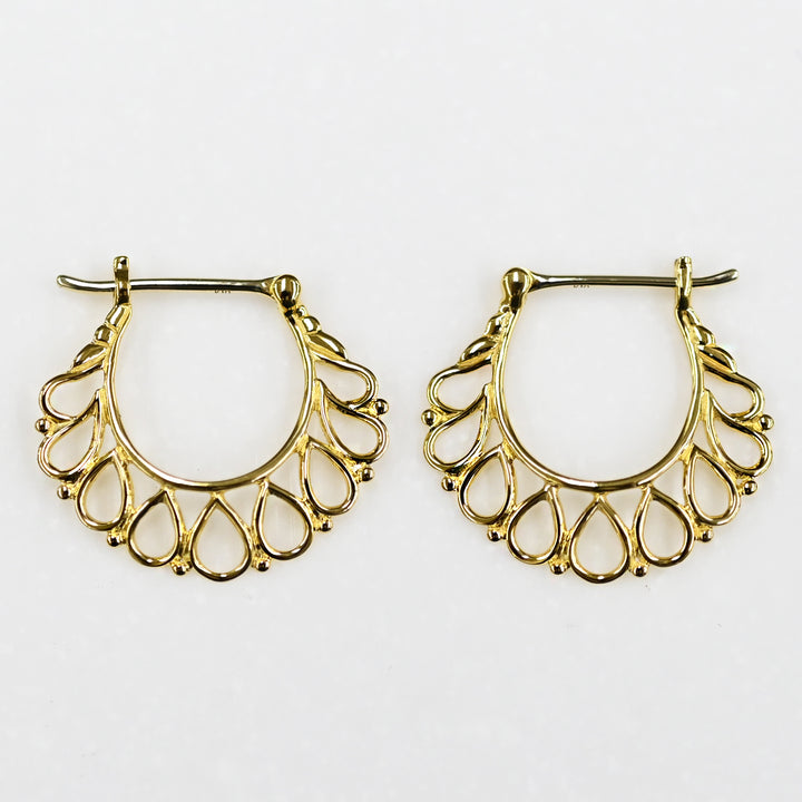 Talat　Kanok Dok Lace ①ピアス【SV925＋K10YG】26ss