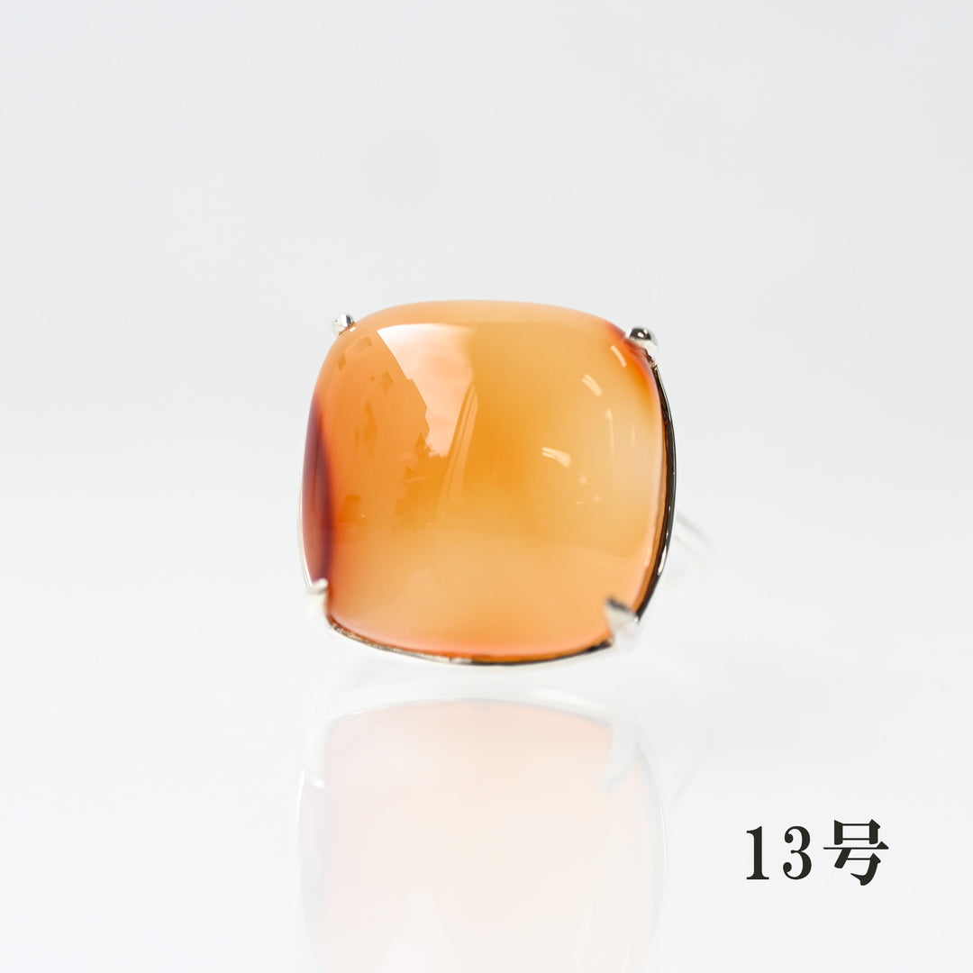 【数量限定】カーネリアン リング とろり橙 SV925｜Talat