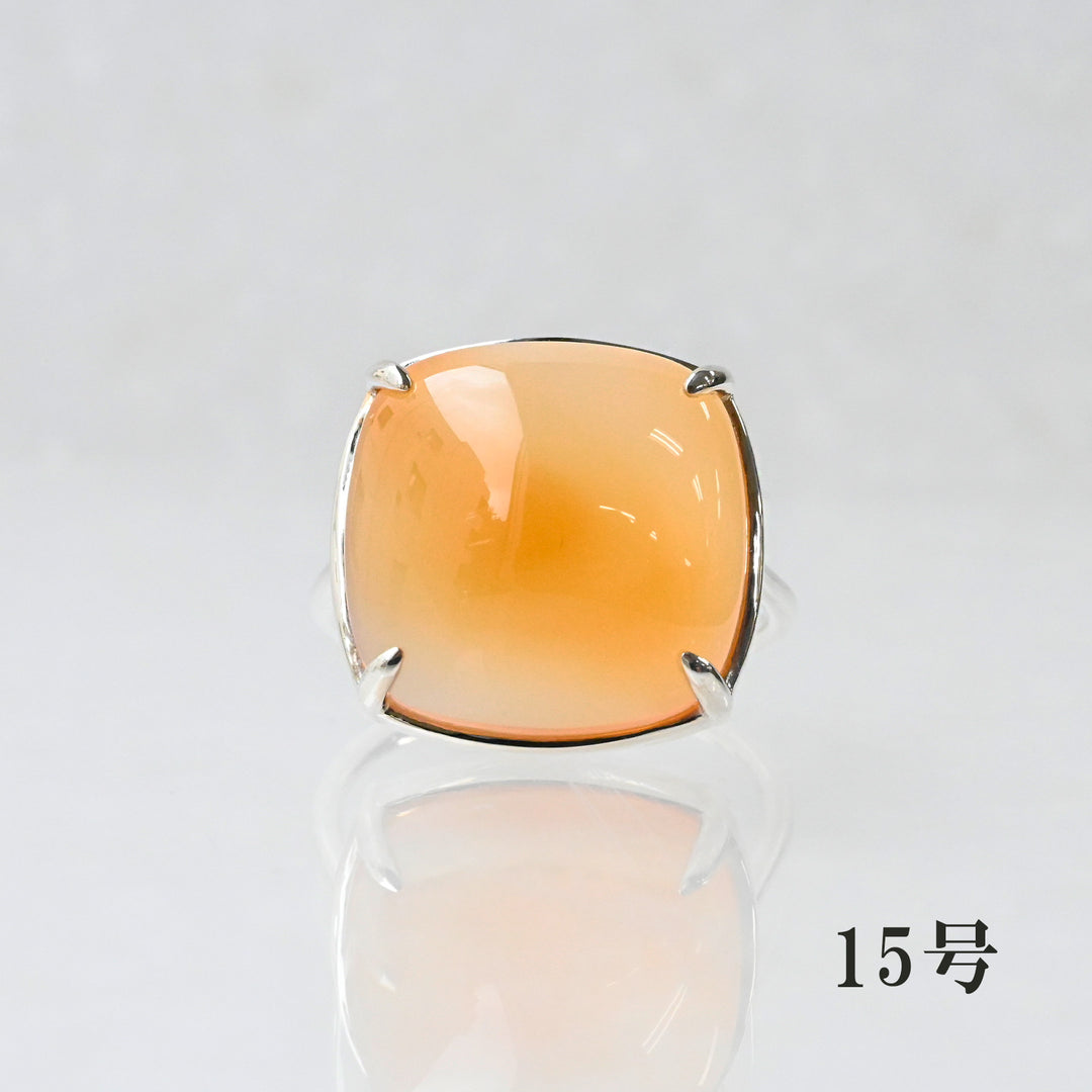 【数量限定】カーネリアン リング とろり橙 SV925｜Talat