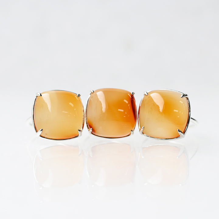 【数量限定】カーネリアン リング とろり橙 SV925｜Talat