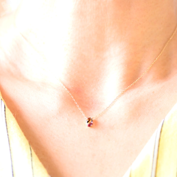 １点物 バイカラートルマリンネックレス25AW