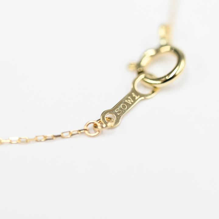 ダイヤモンド四芒星ネックレス【K10YG】26ss