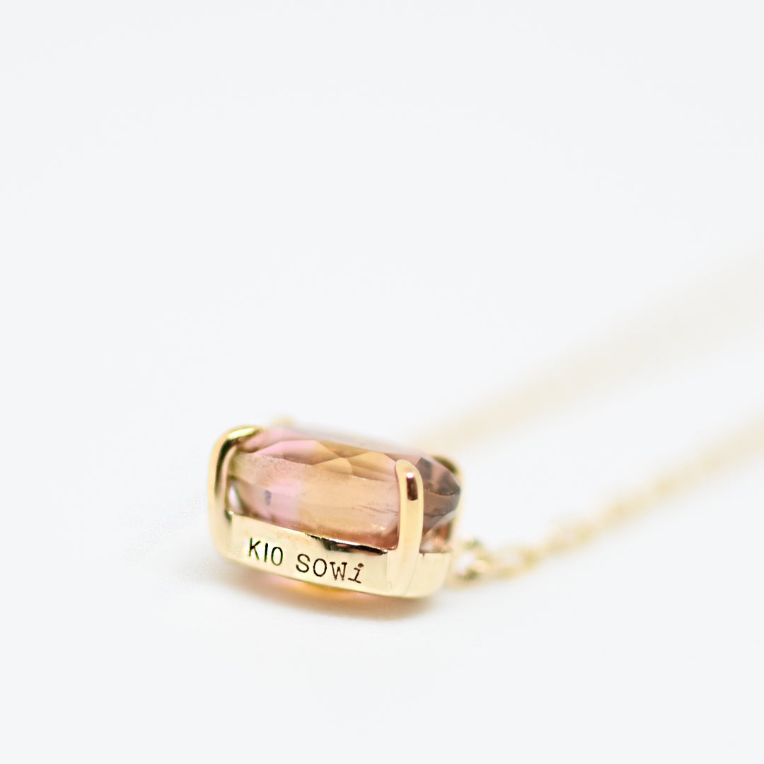 １点物 バイカラートルマリンネックレス25AW