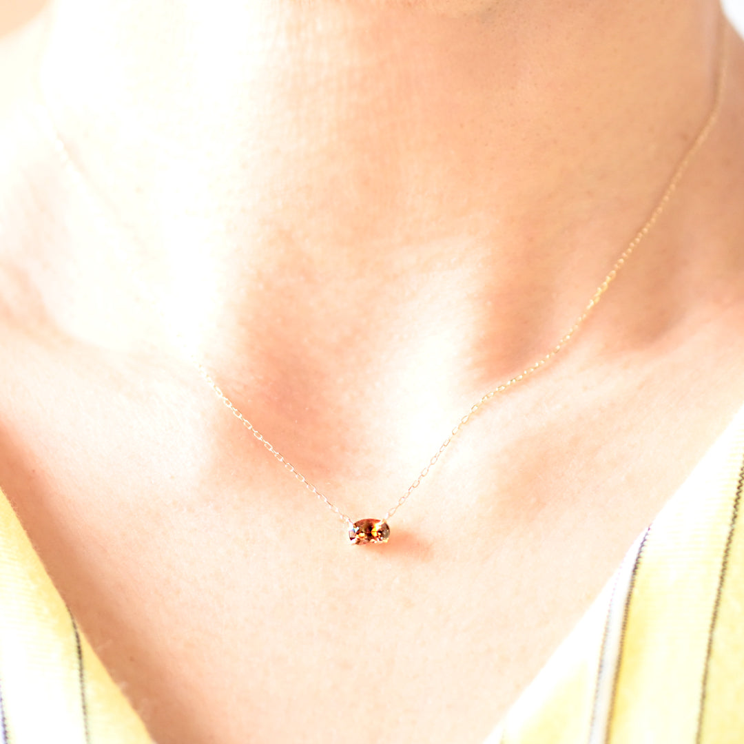 １点物 バイカラートルマリンネックレス25AW