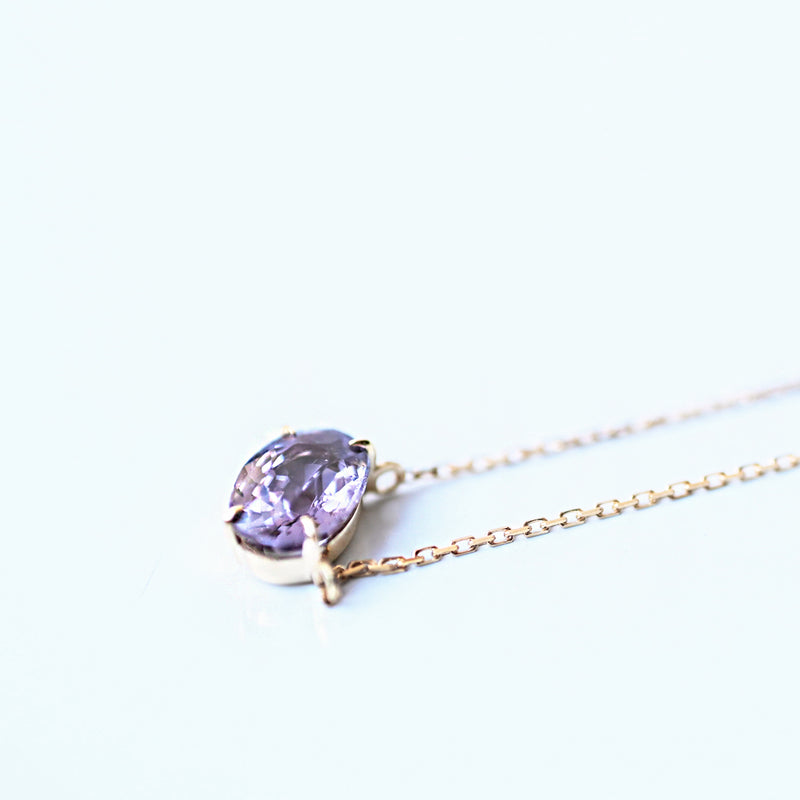 【数量限定】ヴァイオレットスピネルネックレス①【K10YG】23ss