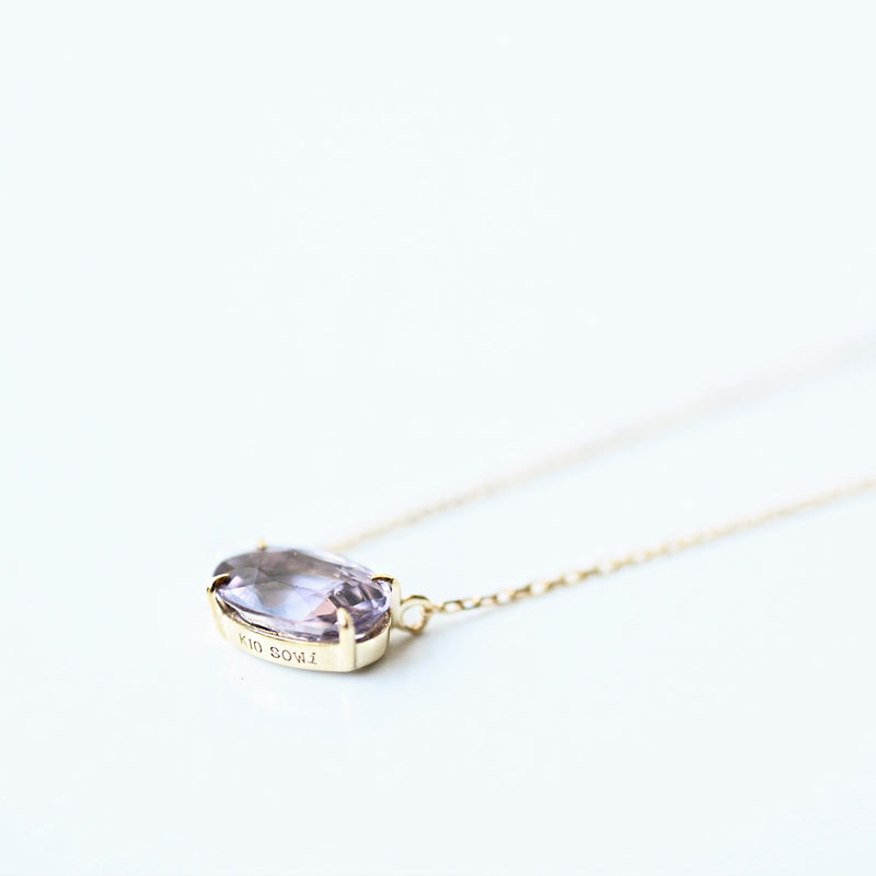 【数量限定】ヴァイオレットスピネルネックレス①【K10YG】23ss