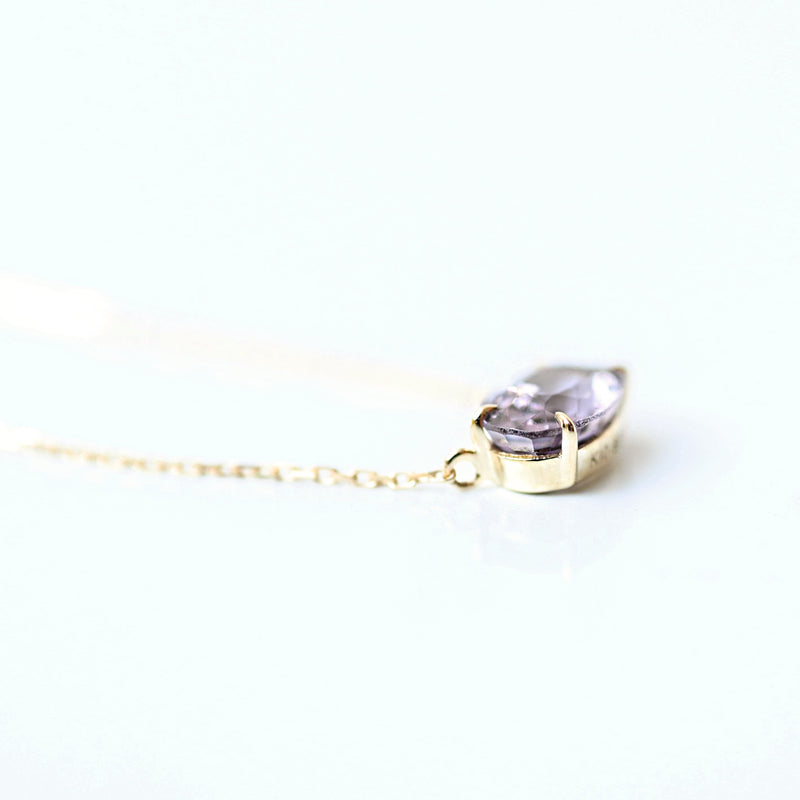 【数量限定】ヴァイオレットスピネルネックレス①【K10YG】23ss