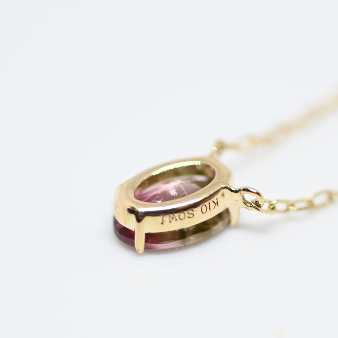 １点物 バイカラートルマリンネックレス25AW