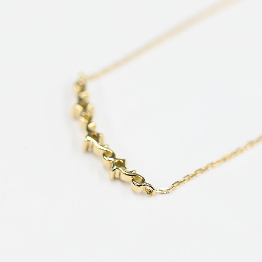 Petite Garland　ダイヤモンド ネックレス②【K10YG】26ss