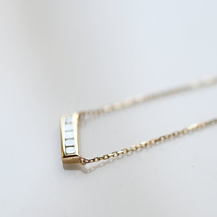 Calm ダイヤモンド ネックレス【K10YG】26ss