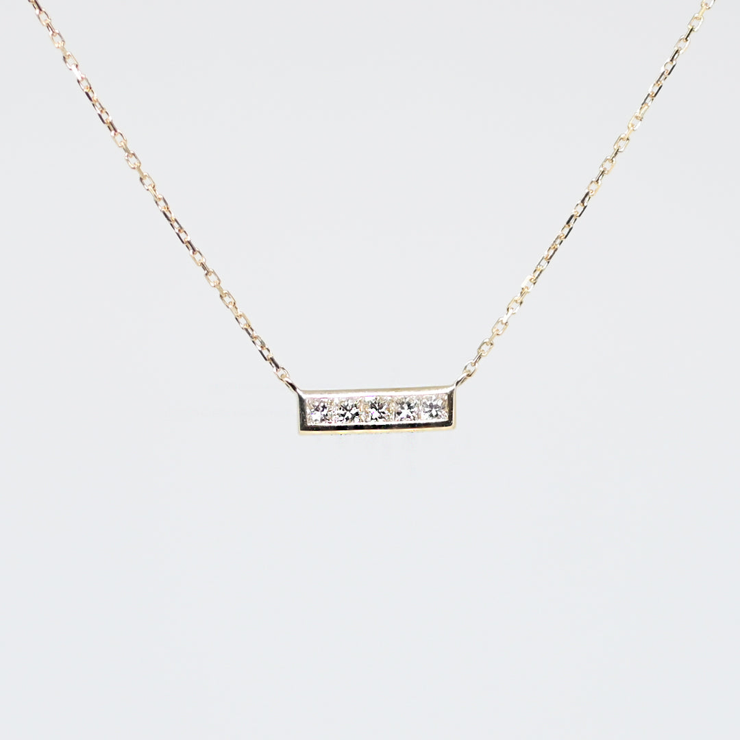 Calm ダイヤモンド ネックレス【K10YG】26ss