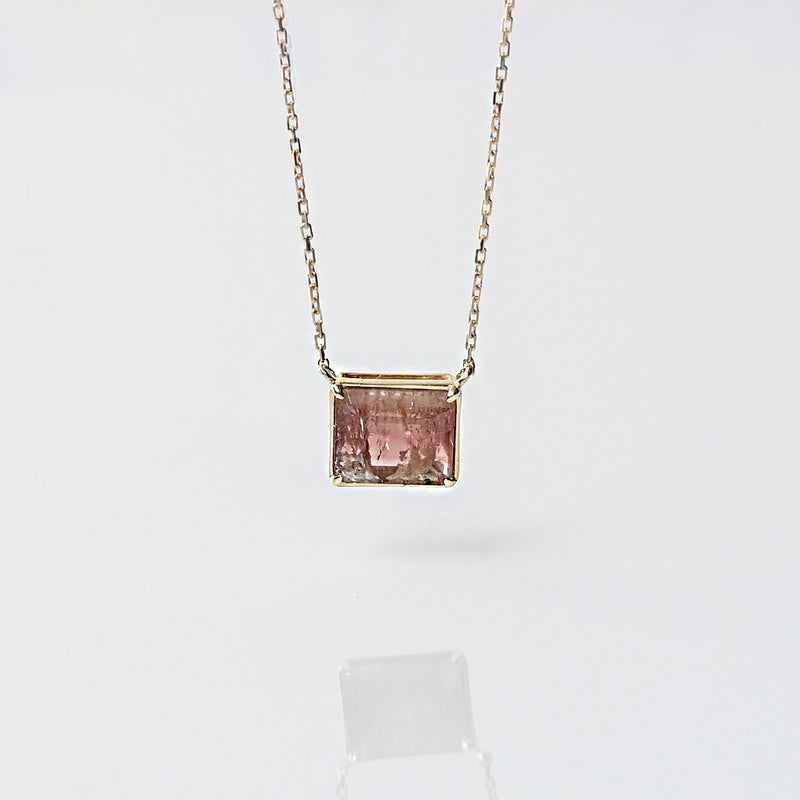 【数量限定】ゼブラトルマリンネックレス①【K10YG】