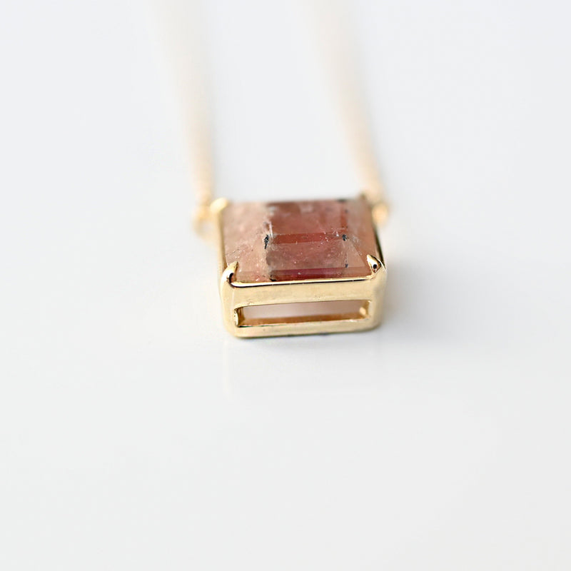 【数量限定】ゼブラトルマリンネックレス②【K10YG】