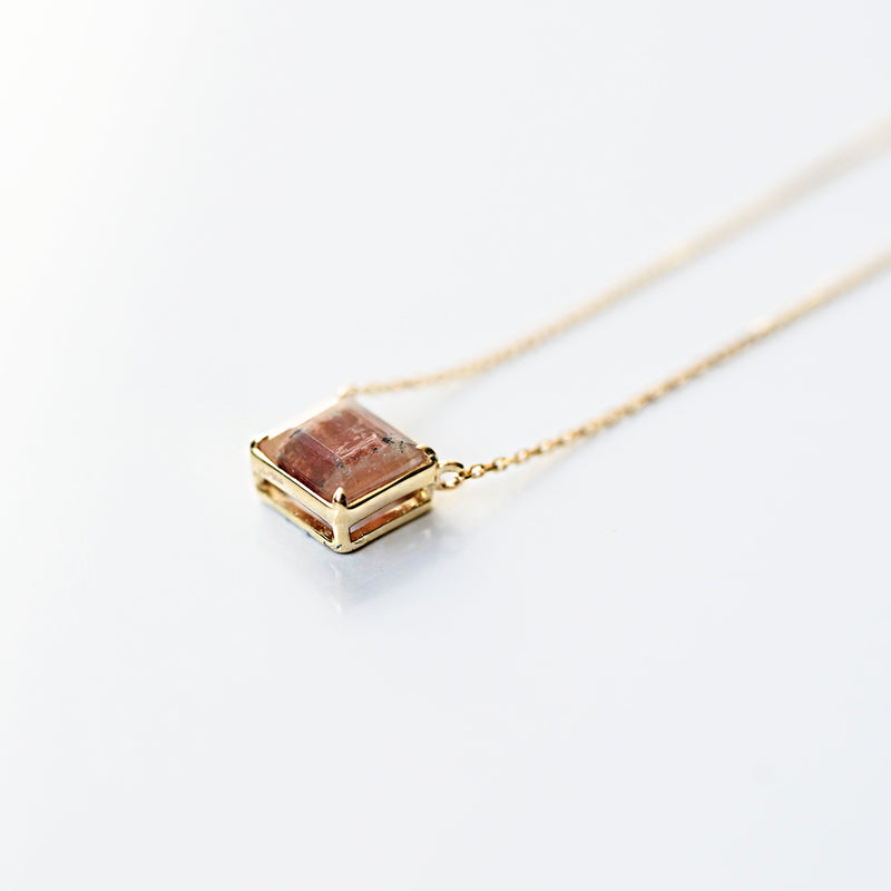 【数量限定】ゼブラトルマリンネックレス②【K10YG】