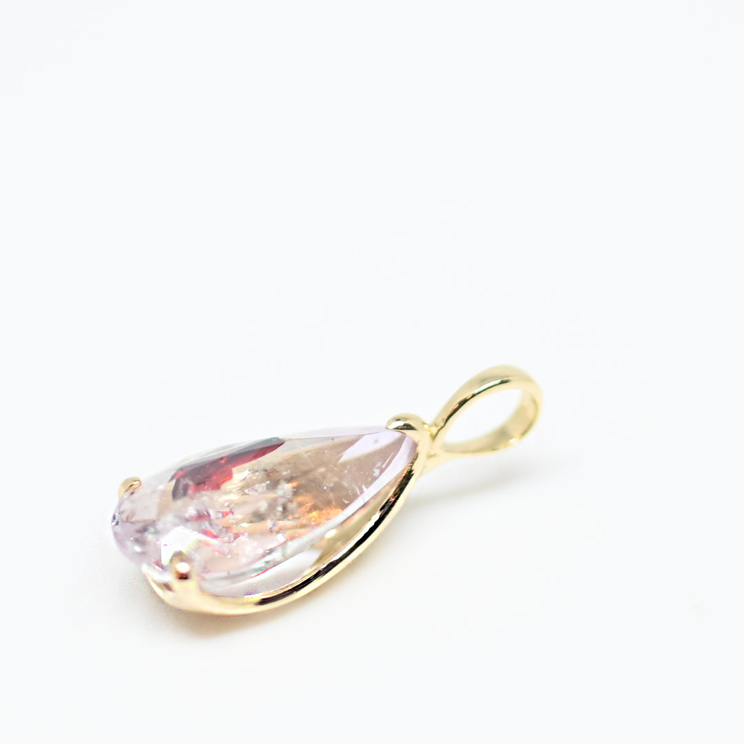 1点物 ゲーサイト ヘマタイト イン クォーツ ペンダントトップ② 25AW