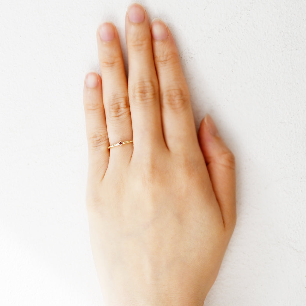 1月誕生石リング ガーネット – sowi