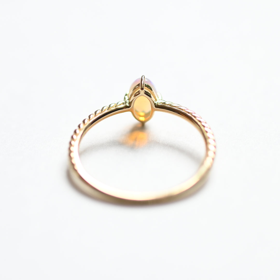 Lueur Twist Opal リング【K10YG】26ss