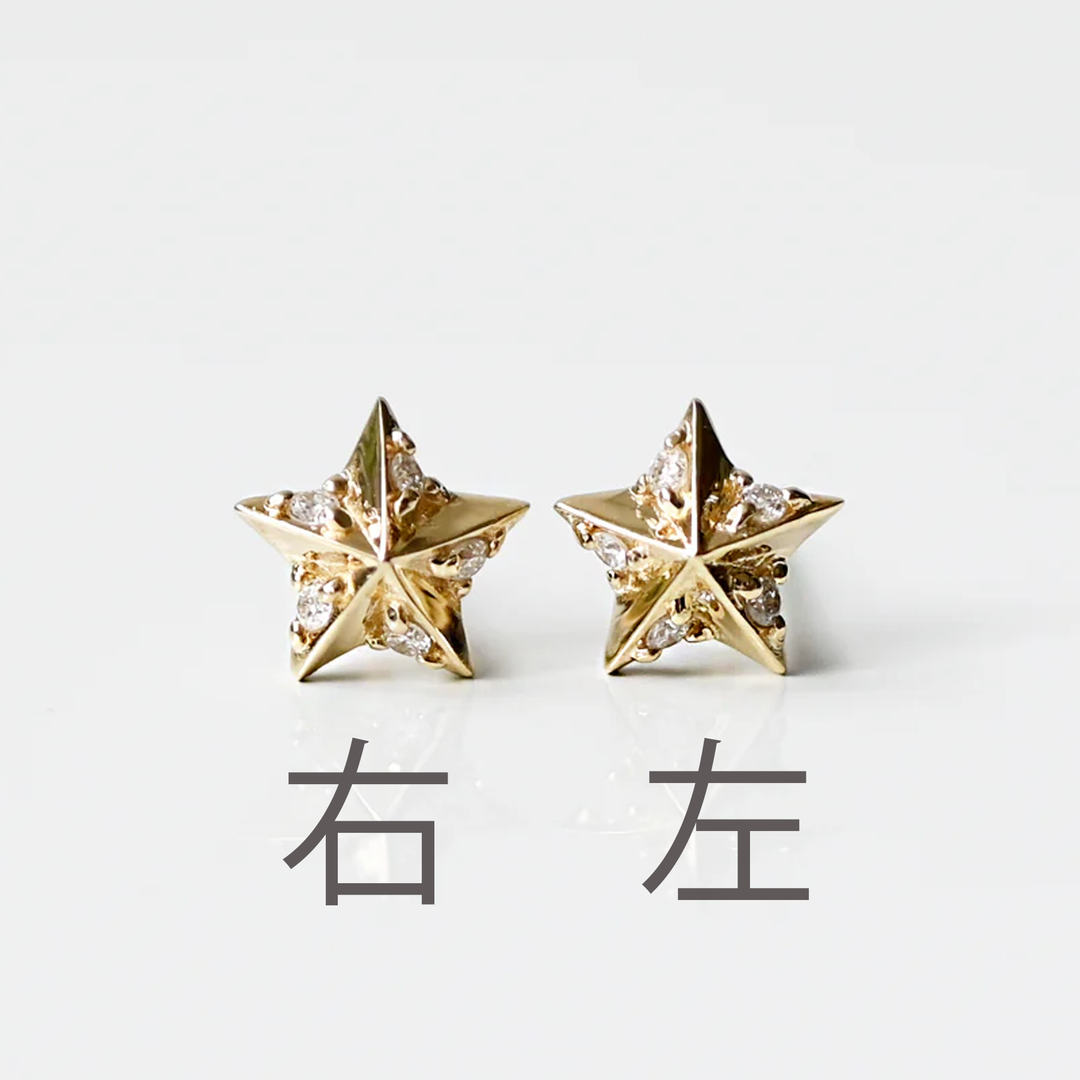 Meteor shower Starピアス【K10YG】24S/S