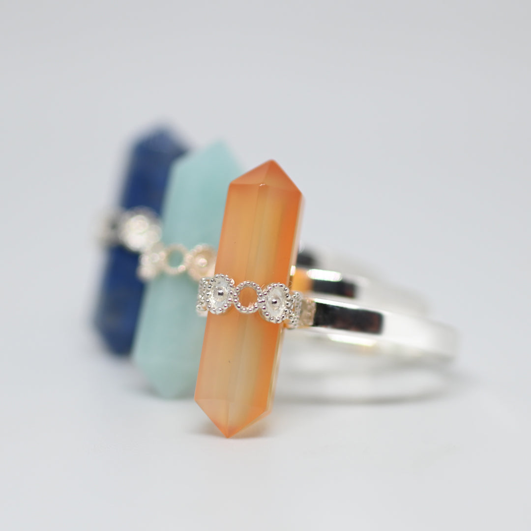 Talat　Samunphrai　アマゾナイト　リング　26ss