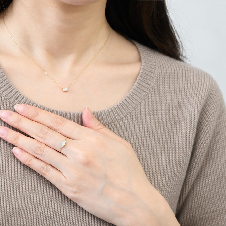 【数量限定】K10YG オパール ネックレス｜Opaline