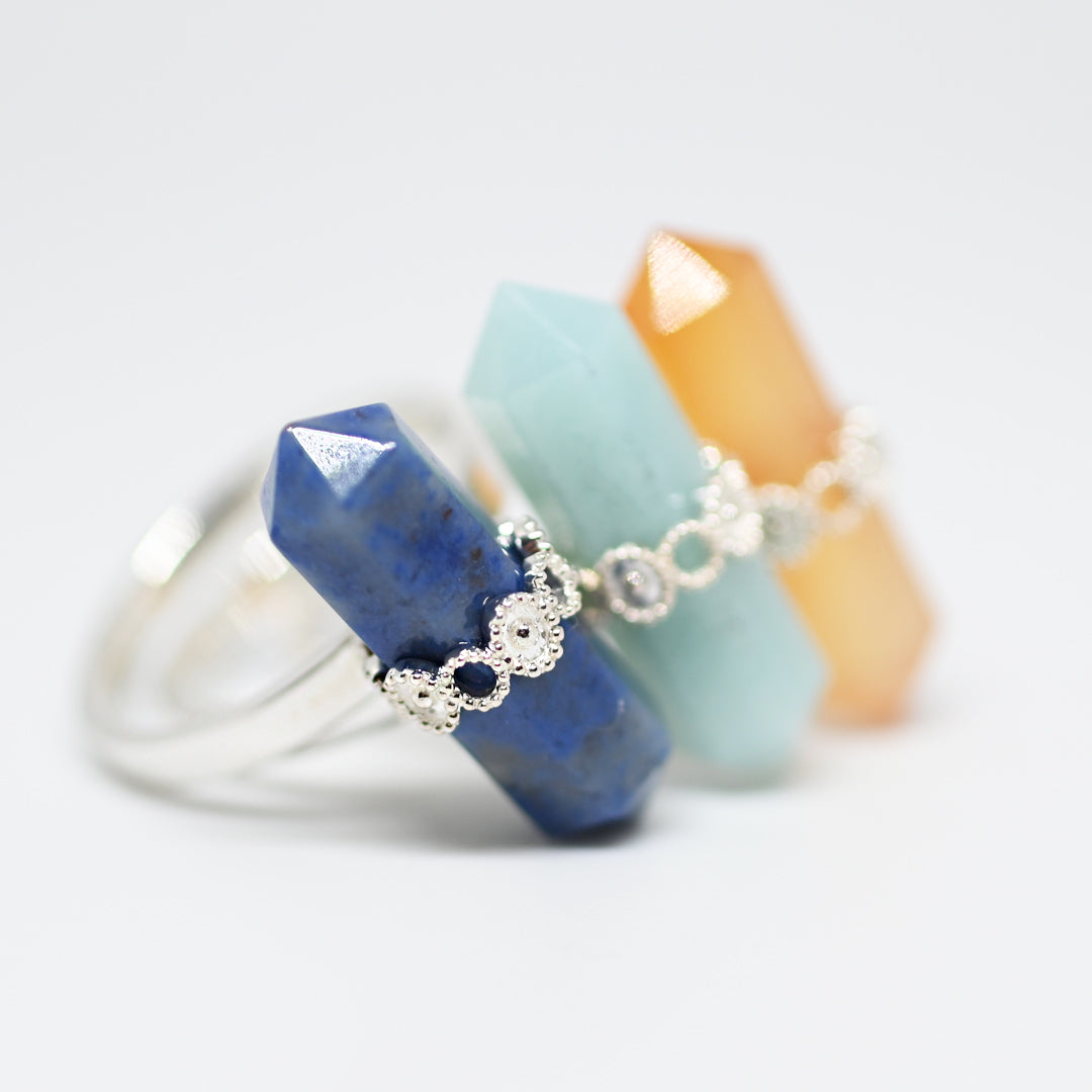 Talat　Samunphrai　デュモルチェライト　リング　26ss