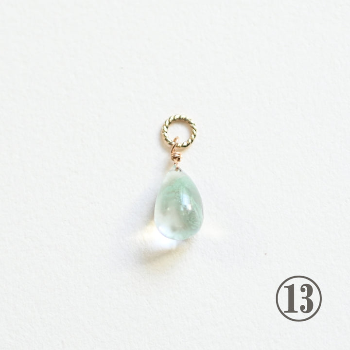 1点物ファントムクォーツチャーム【K10YG】26ss