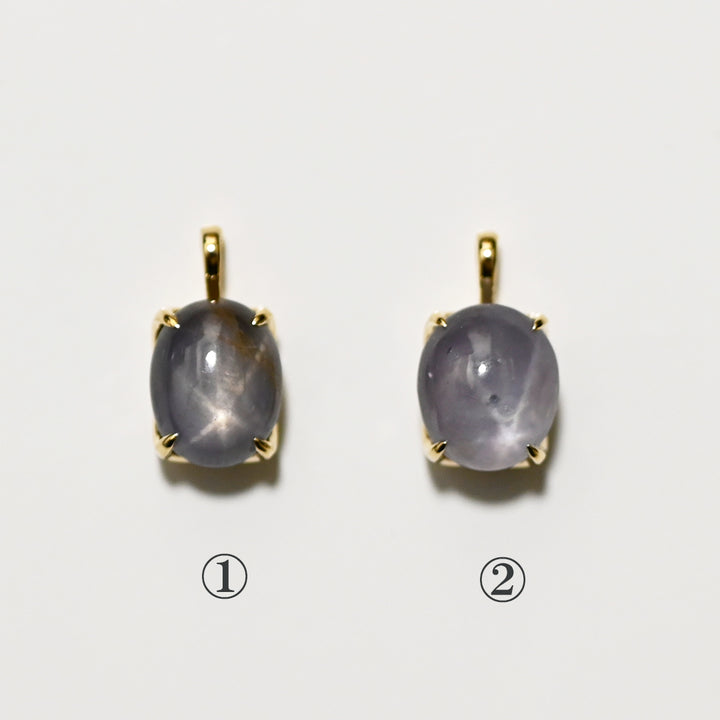 【数量限定】スターサファイアペンダントトップ【K10YG】25AW