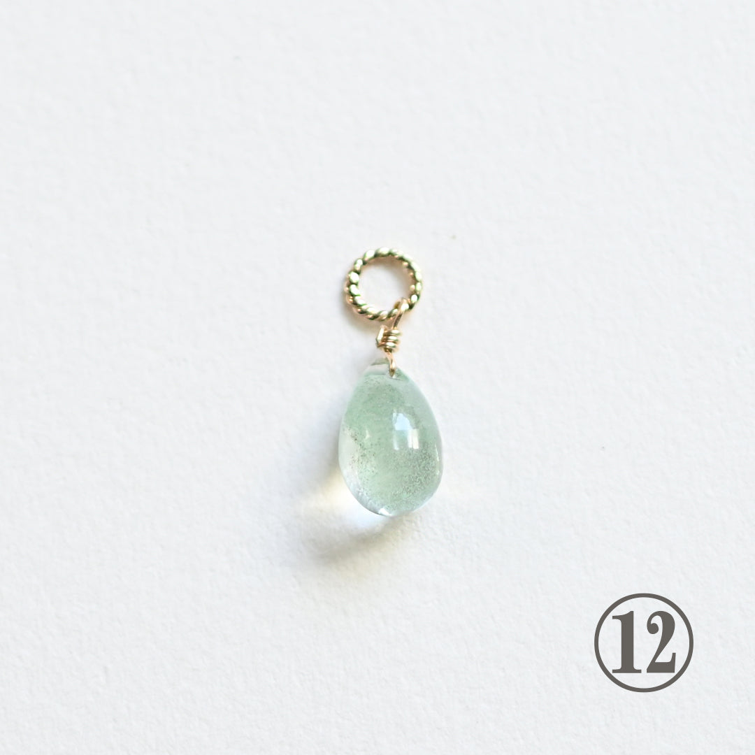 1点物ファントムクォーツチャーム【K10YG】26ss