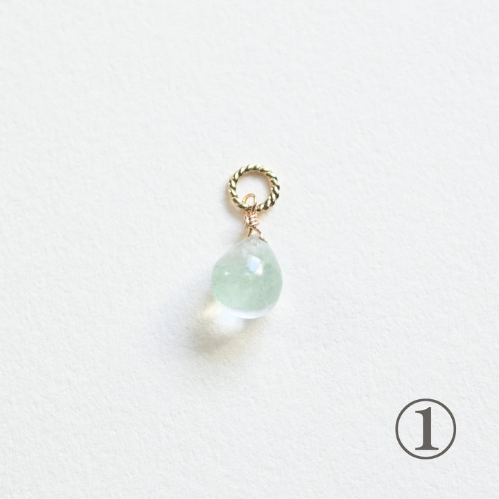 1点物ファントムクォーツチャーム【K10YG】26ss