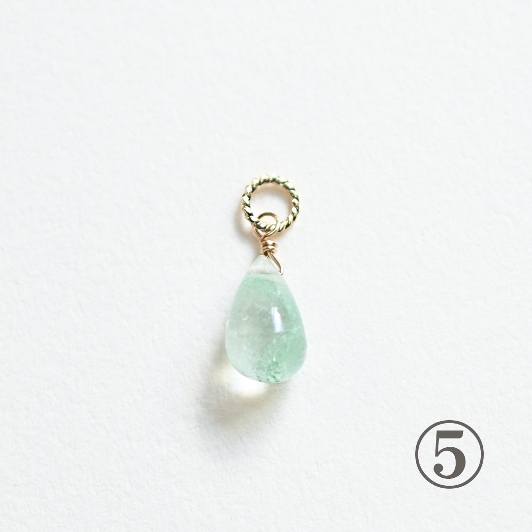 1点物ファントムクォーツチャーム【K10YG】26ss