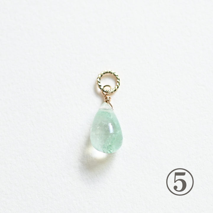 1点物ファントムクォーツチャーム【K10YG】26ss