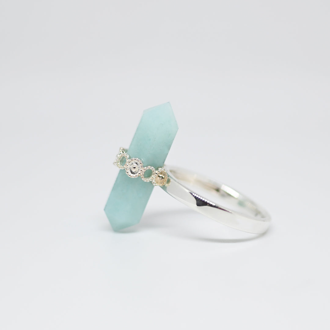 Talat　Samunphrai　アマゾナイト　リング　26ss