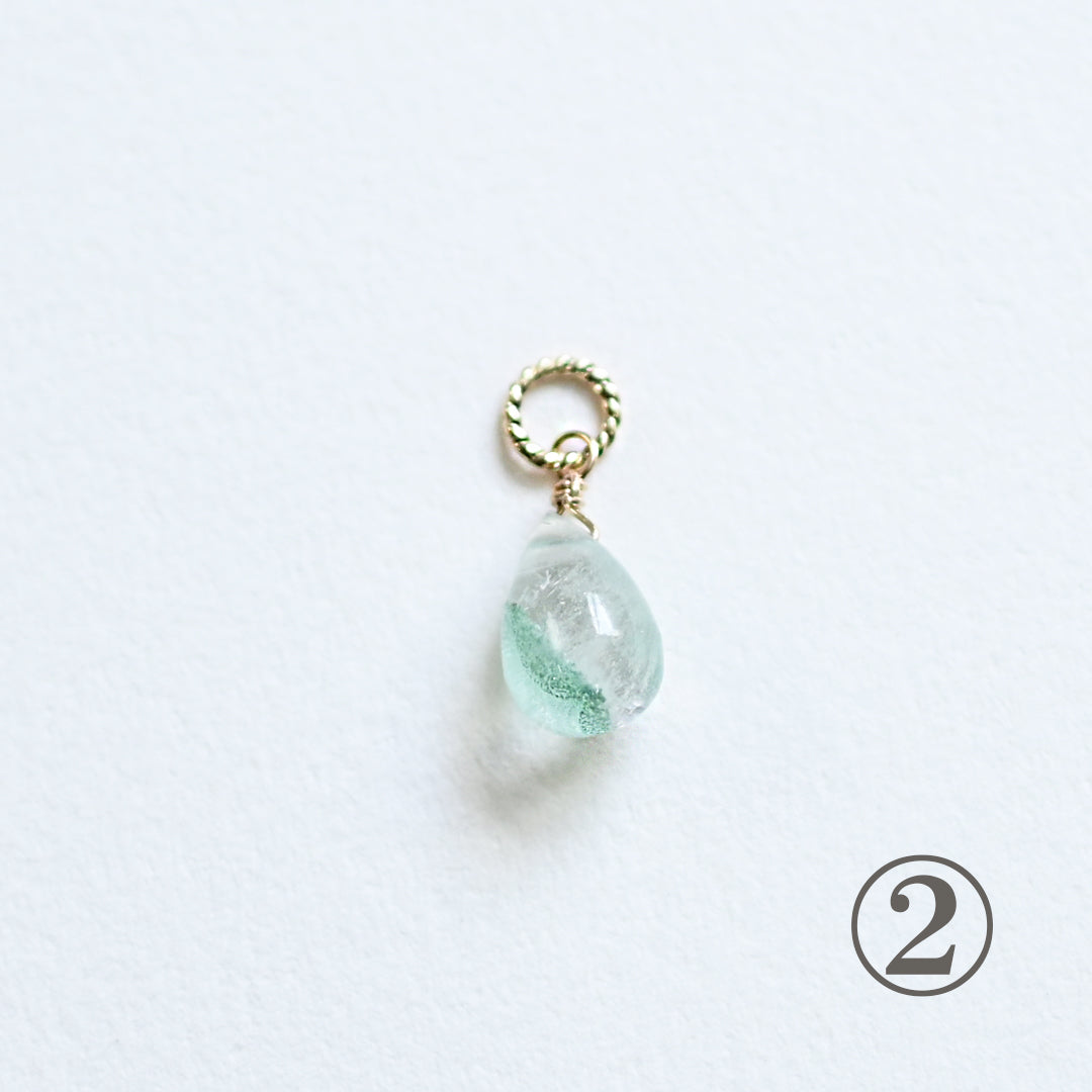 1点物ファントムクォーツチャーム【K10YG】26ss