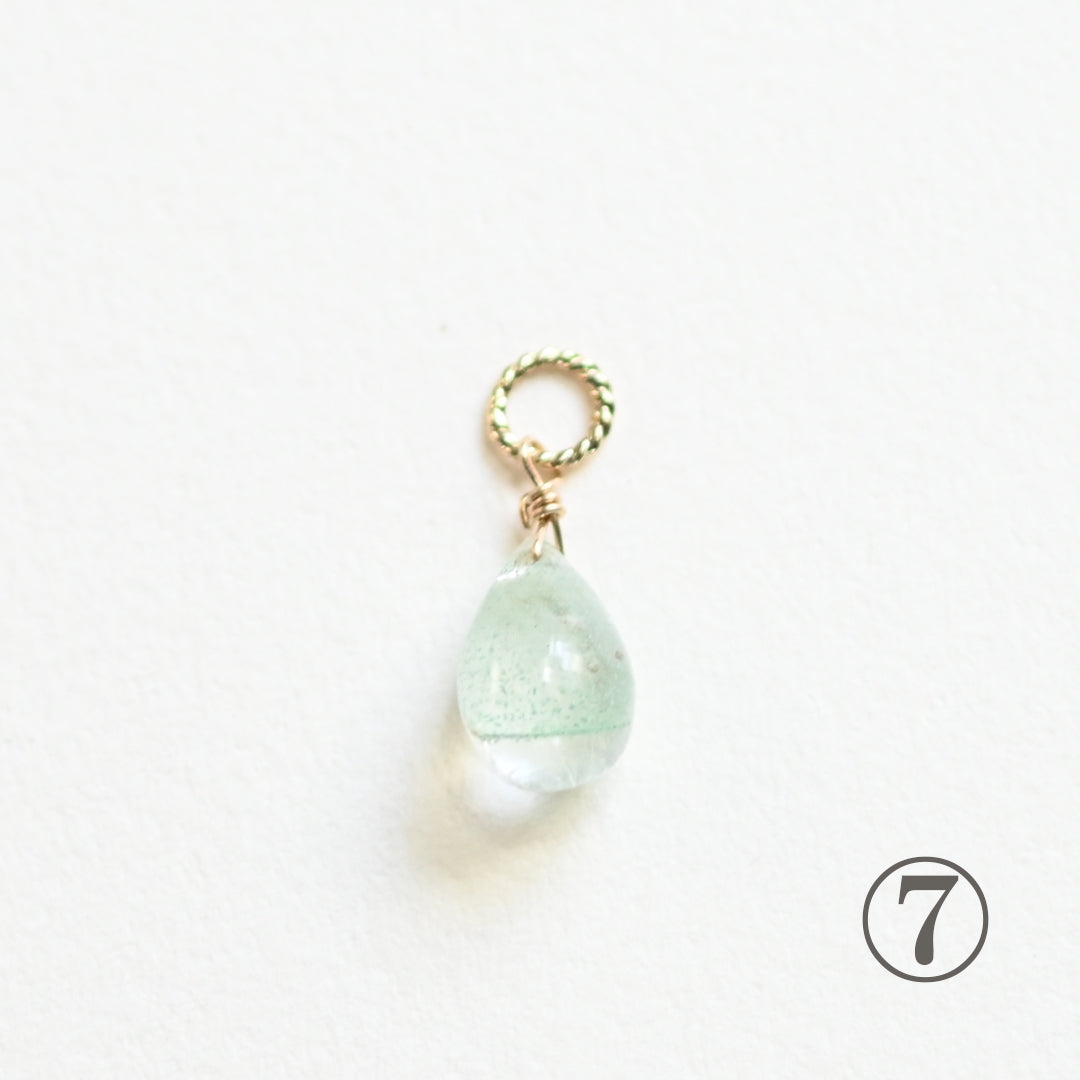 1点物ファントムクォーツチャーム【K10YG】26ss