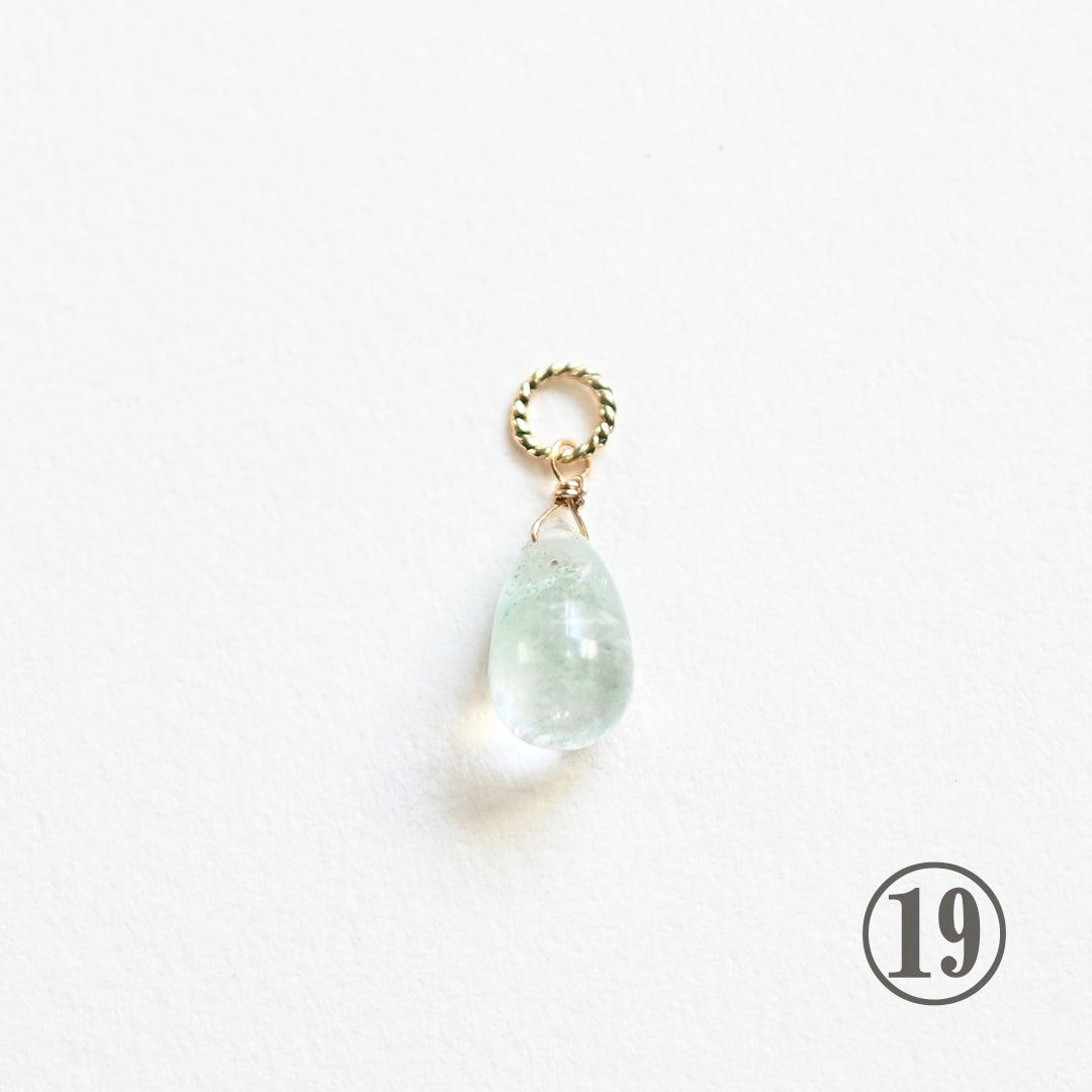 1点物ファントムクォーツチャーム【K10YG】26ss