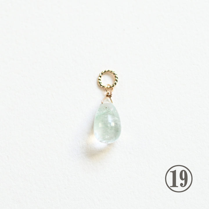 1点物ファントムクォーツチャーム【K10YG】26ss