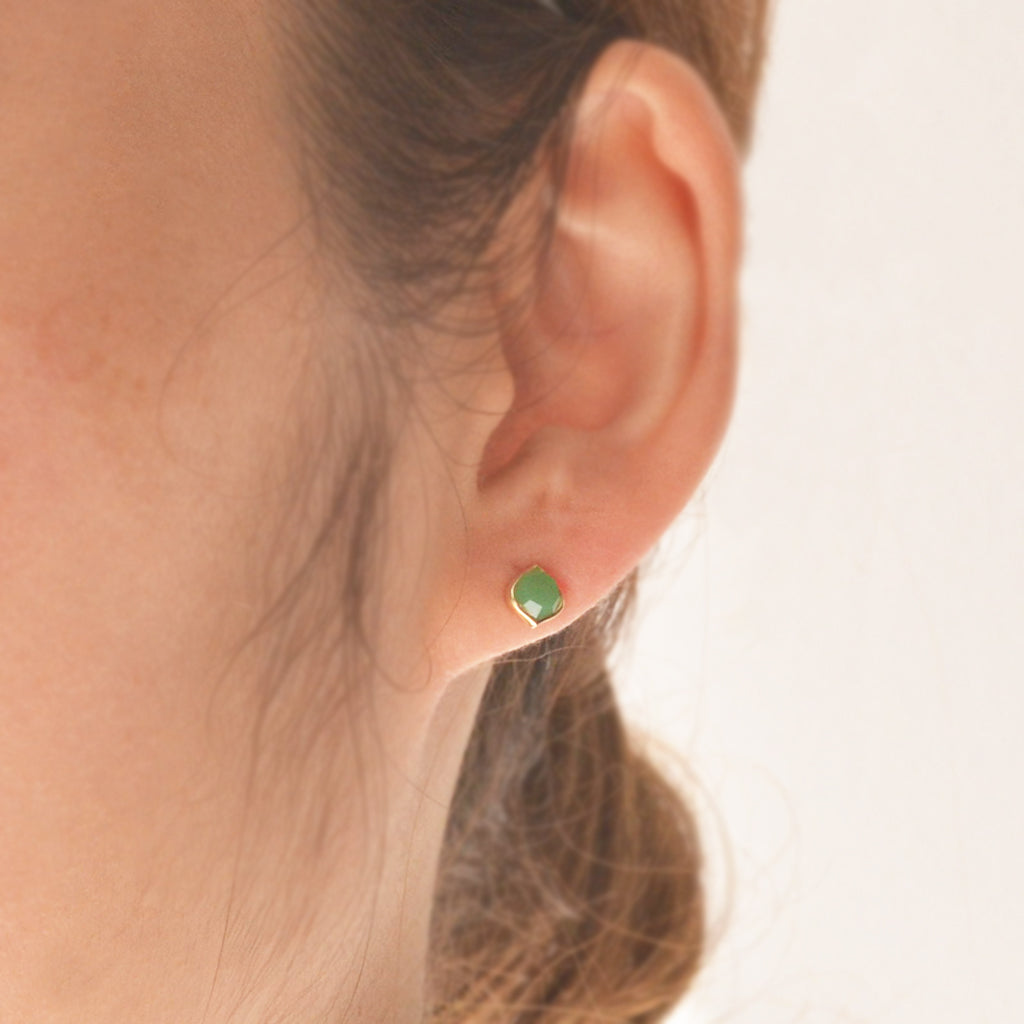 【各種クーポン・ポイントのご利用不可】サハラ　クリソプレーズ　ピアス　22SS