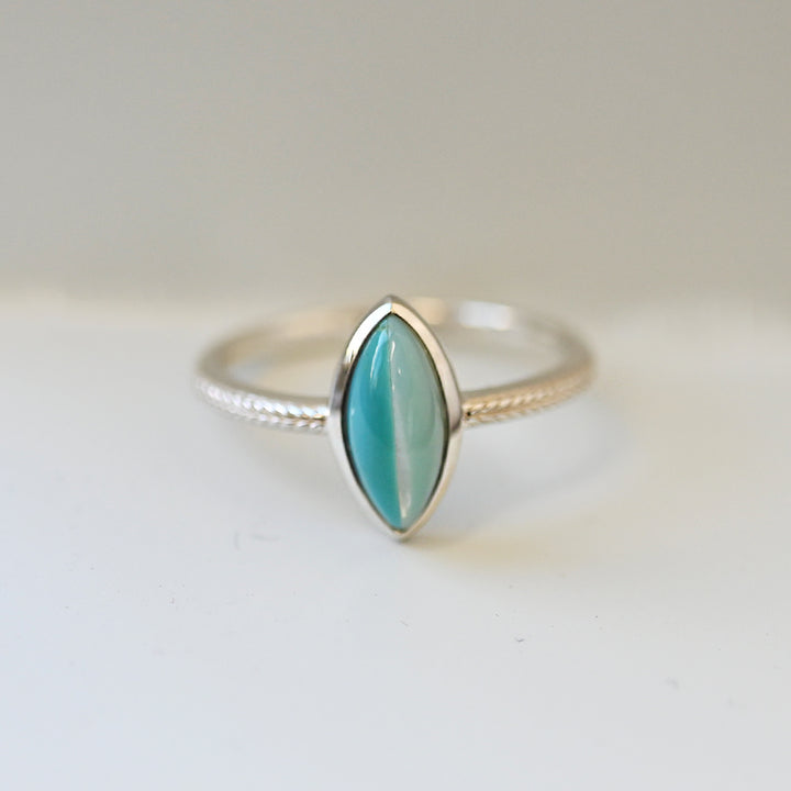 Talat　Consonance　ターコイズ＆マザーオブパール　リング　26ss