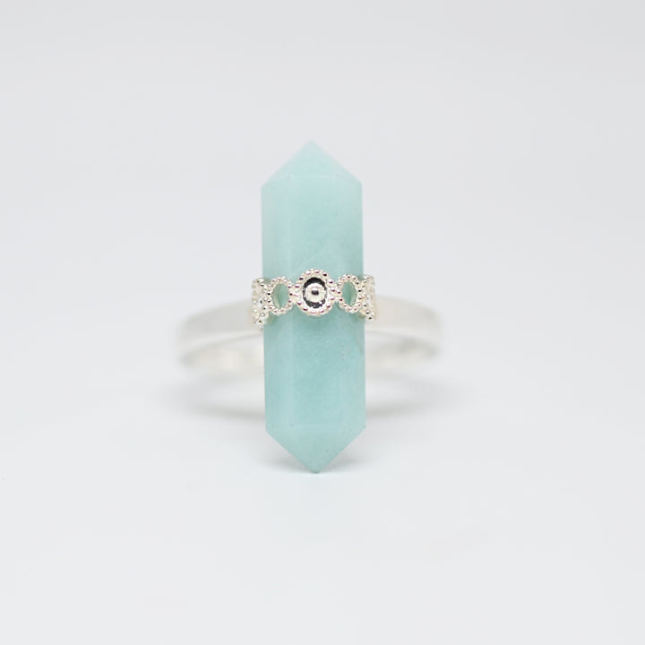 Talat　Samunphrai　アマゾナイト　リング　26ss