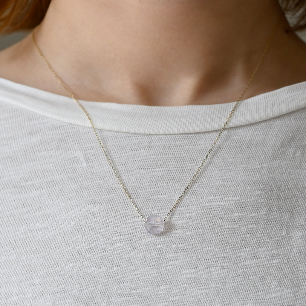 atsumeru jewelry ローズクォーツチェッカーカット 24aw