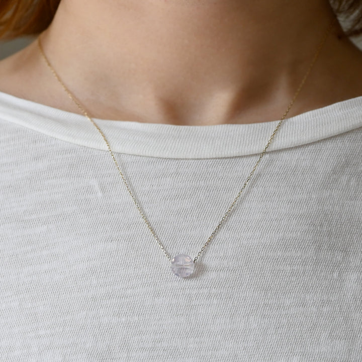 atsumeru jewelry ローズクォーツチェッカーカット 24aw