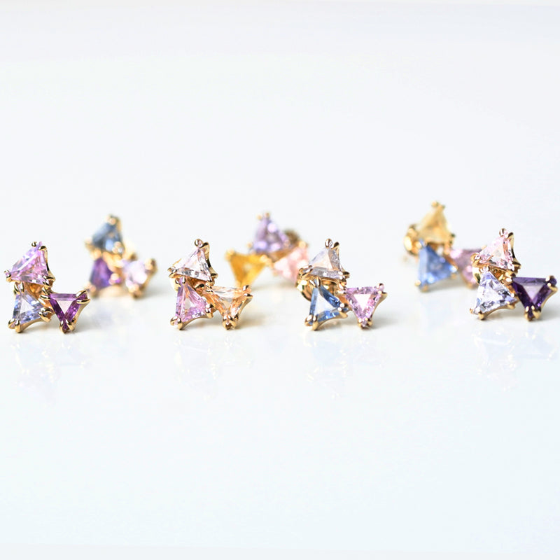 【数量限定】パステルサファイヤのピアス 23/ss